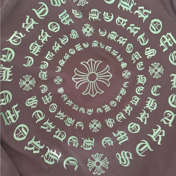 Vintage Chrome Hearts Black and Green Long Sleeve Tee, VERY RARE! - Picture 3 of 7